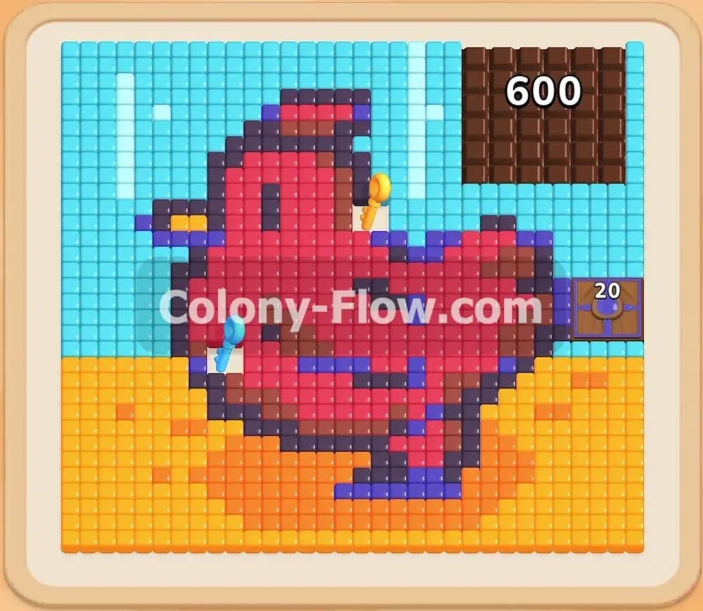 Colony Flow Level 115 solution & walkthrough