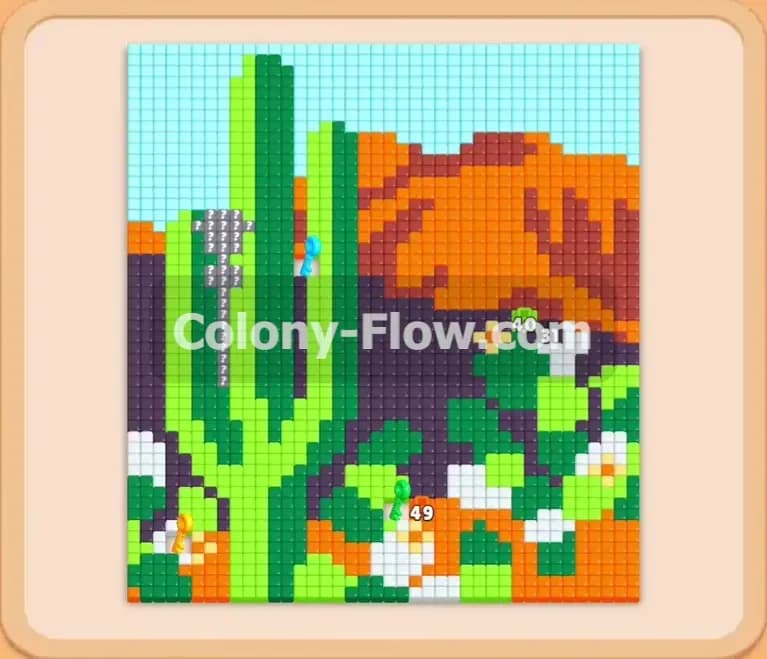 Colony Flow Level 687 Screenshot