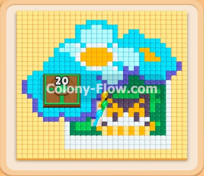 Colony Flow Level 493 solution & walkthrough