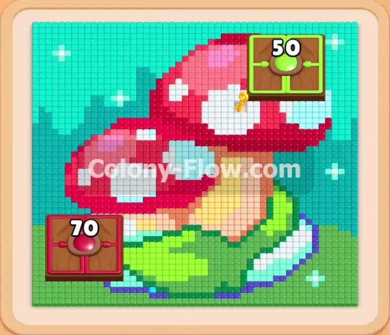 Colony Flow Level 1024 solution & walkthrough