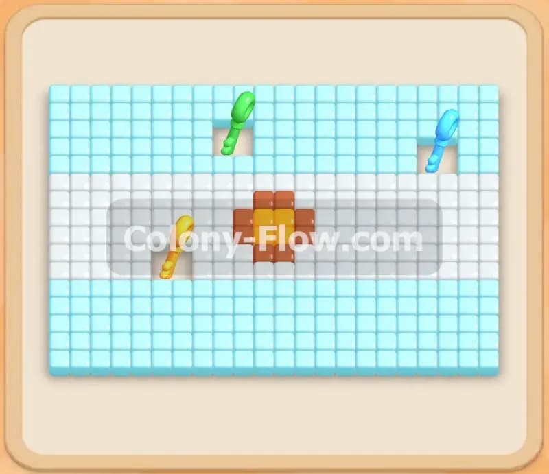 Colony Flow Level 302 solution & walkthrough