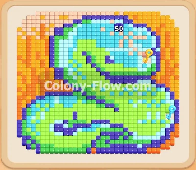 Colony Flow Level 167 solution & walkthrough