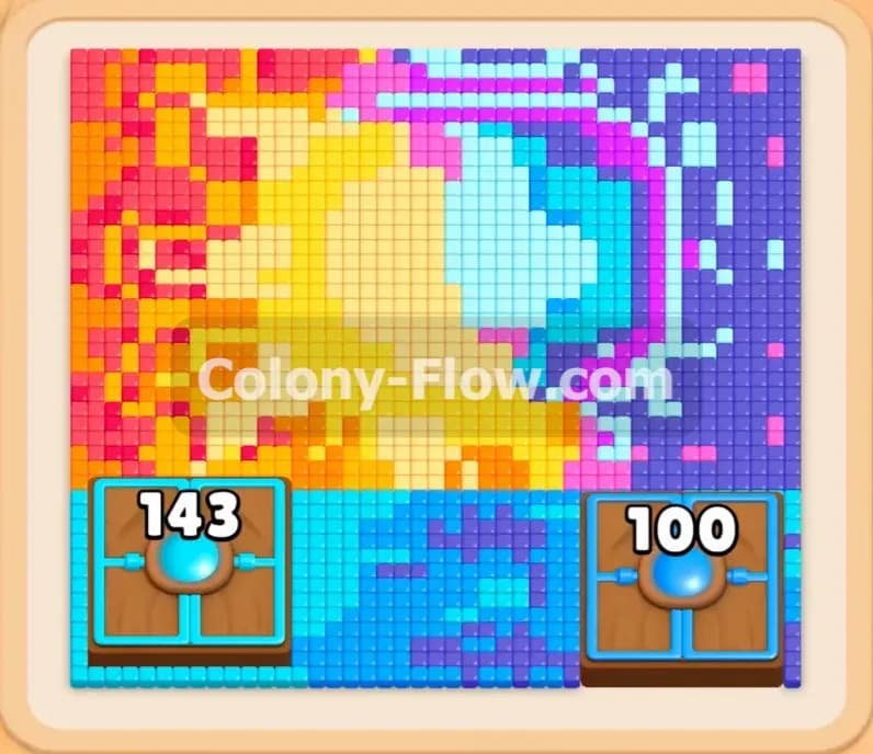 Colony Flow Level 550 solution & walkthrough